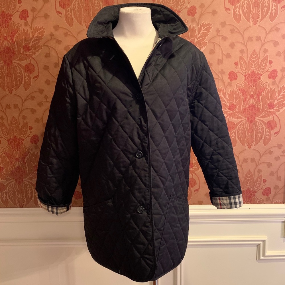 Burberry Black Quilted Classic jacket